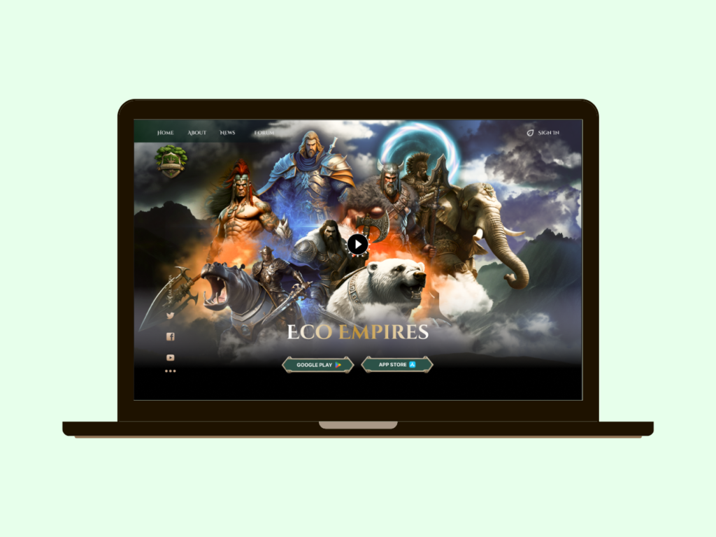 Eco Empires: Redesigning the Game Site